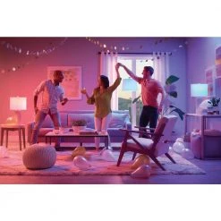 60-Watt Equivalent A21 Bluetooth Speaker Colored LED Light Bulb Plus Bright White with Remote Control (1-Pack) by EcoSmart -EcoSmart Sales ecosmart colored light bulbs btom60rgb3kesm 1d 1000