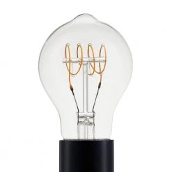 40-Watt Equivalent AT19 Dimmable Horizontal Filament LED Vintage Edison Light Bulb Soft White (1-Pack) by EcoSmart -EcoSmart Sales ecosmart edison bulbs at19c6e26827w 40 1000