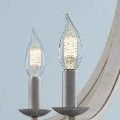 60-Watt Equivalent BA11 Dimmable E12 Candelabra Fine Bendy Filament LED Vintage Edison Light Bulb Bright White (3-Pack) by EcoSmart 16 60-Watt Equivalent BA11 Dimmable E12 Candelabra Fine Bendy Filament LED Vintage Edison Light Bulb Bright White (3-Pack) by EcoSmart -EcoSmart Sales ecosmart edison bulbs ba11c7e12830s 1d 1000