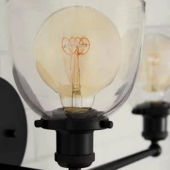 40-Watt Equivalent G30 Dimmable Horizontal Filament LED Vintage Edison Light Bulb Amber (1-Pack) by EcoSmart 16 40-Watt Equivalent G30 Dimmable Horizontal Filament LED Vintage Edison Light Bulb Amber (1-Pack) by EcoSmart -EcoSmart Sales ecosmart edison bulbs g30a5e26822w 66 1000