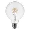 40-Watt Equivalent G30 Dimmable Horizontal Filament LED Vintage Edison Light Bulb Soft White (1-Pack) by EcoSmart -EcoSmart Sales ecosmart edison bulbs g30c5e26827w 64 1000