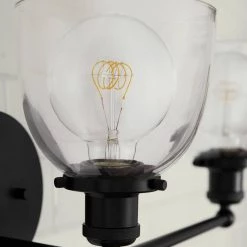 40-Watt Equivalent G30 Dimmable Horizontal Filament LED Vintage Edison Light Bulb Soft White (1-Pack) by EcoSmart -EcoSmart Sales ecosmart edison bulbs g30c5e26827w 66 1000