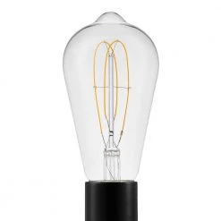 40-Watt Equivalent ST19 Dimmable M-Shape Filament LED Vintage Edison Light Bulb Soft White (1-Pack) by EcoSmart 12 40-Watt Equivalent ST19 Dimmable M-Shape Filament LED Vintage Edison Light Bulb Soft White (1-Pack) by EcoSmart -EcoSmart Sales ecosmart edison bulbs st19c5e26827m 40 1000