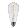 40-Watt Equivalent ST19 Dimmable M-Shape Filament LED Vintage Edison Light Bulb Soft White (1-Pack) by EcoSmart -EcoSmart Sales ecosmart edison bulbs st19c5e26827m 64 1000