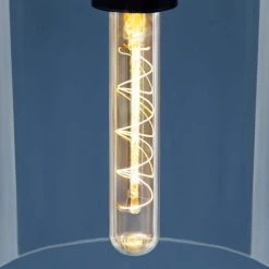 40-Watt Equivalent T10 Dimmable Fine Bendy Filament LED Vintage Edison Light Bulb Warm White (1-Pack) by EcoSmart -EcoSmart Sales ecosmart edison bulbs t10c7e26822s 1d 1000