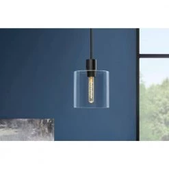 40-Watt Equivalent T10 Dimmable Fine Bendy Filament LED Vintage Edison Light Bulb Warm White (1-Pack) by EcoSmart -EcoSmart Sales ecosmart edison bulbs t10c7e26822s a0 1000