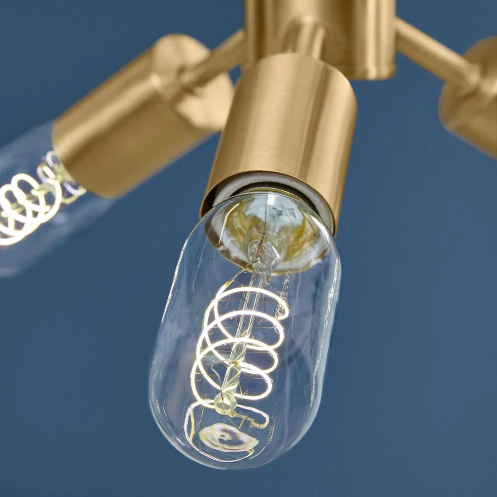 40-Watt Equivalent T14 Dimmable Fine Bendy Filament LED Vintage Edison Light Bulb Soft White (1-Pack) by EcoSmart 7 40-Watt Equivalent T14 Dimmable Fine Bendy Filament LED Vintage Edison Light Bulb Soft White (1-Pack) by EcoSmart - Image 5