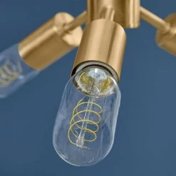 40-Watt Equivalent T14 Dimmable Fine Bendy Filament LED Vintage Edison Light Bulb Soft White (1-Pack) by EcoSmart 16 40-Watt Equivalent T14 Dimmable Fine Bendy Filament LED Vintage Edison Light Bulb Soft White (1-Pack) by EcoSmart -EcoSmart Sales ecosmart edison bulbs t14c6e26827s 66 1000