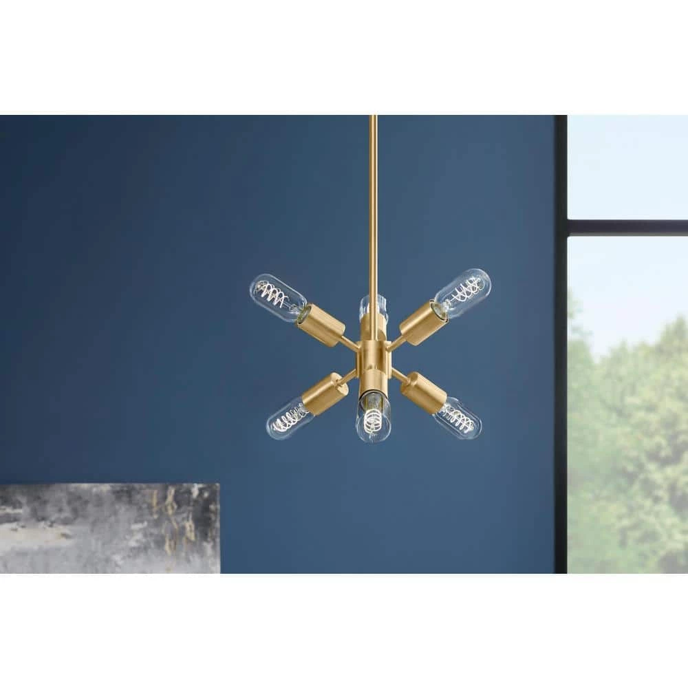 40-Watt Equivalent T14 Dimmable Fine Bendy Filament LED Vintage Edison Light Bulb Soft White (1-Pack) by EcoSmart 6 40-Watt Equivalent T14 Dimmable Fine Bendy Filament LED Vintage Edison Light Bulb Soft White (1-Pack) by EcoSmart - Image 4