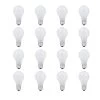 60-Watt Equivalent A19 Dimmable Eco-Incandescent Light Bulb Soft White (16-Pack) by EcoSmart -EcoSmart Sales ecosmart incandescent light bulbs 52698 64 1000