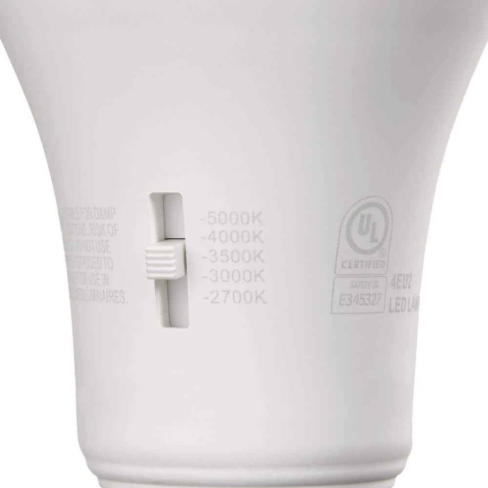 60-Watt Equivalent A19 Dimmable CEC Dusk to Dawn LED Light Bulb with Selectable Color Temperature (1-Pack) by EcoSmart 4 60-Watt Equivalent A19 Dimmable CEC Dusk to Dawn LED Light Bulb with Selectable Color Temperature (1-Pack) by EcoSmart - Image 2