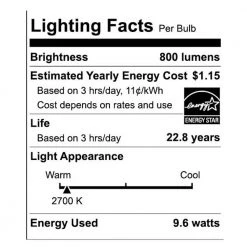 60-Watt Equivalent A19 Dimmable CEC Dusk to Dawn LED Light Bulb with Selectable Color Temperature (1-Pack) by EcoSmart 20 60-Watt Equivalent A19 Dimmable CEC Dusk to Dawn LED Light Bulb with Selectable Color Temperature (1-Pack) by EcoSmart -EcoSmart Sales ecosmart led light bulbs 11a19060wdtd001 44 1000