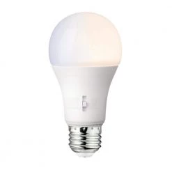 60-Watt Equivalent A19 Dimmable CEC Dusk to Dawn LED Light Bulb with Selectable Color Temperature (1-Pack) by EcoSmart