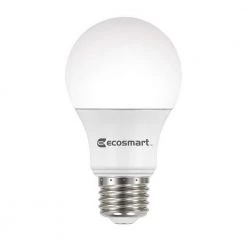60-Watt Equivalent A19 Dimmable LED Light Bulb Daylight (4-Pack) by EcoSmart