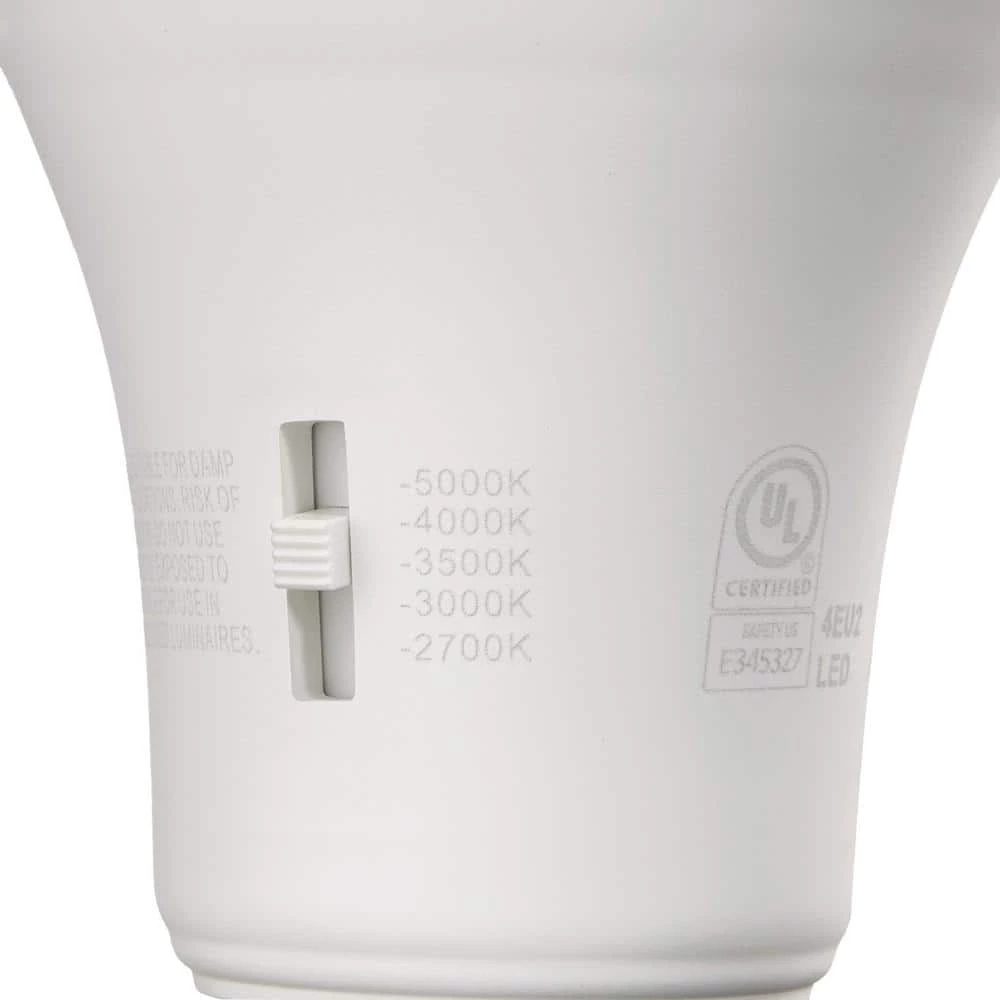 60-Watt Equivalent A19 CEC Built in Dimming LED Light Bulb with Selectable Color Temperature (1-Pack) by EcoSmart 4 60-Watt Equivalent A19 CEC Built in Dimming LED Light Bulb with Selectable Color Temperature (1-Pack) by EcoSmart - Image 2