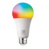 100-Watt Equivalent Smart Hubspace A21 Color Changing CEC LED Light Bulb with Voice Control (1-Bulb) by EcoSmart -EcoSmart Sales ecosmart led light bulbs 11a21100wrgbwh1 64 1000