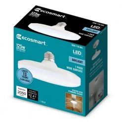 125-Watt Equivalent Wide Surface Non-Dimmable LED Light Bulb Daylight (1-Pack) by EcoSmart -EcoSmart Sales ecosmart led light bulbs 11ufo125wulnd02 4f 1000