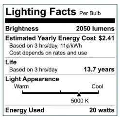 125-Watt Equivalent Wide Surface Non-Dimmable LED Light Bulb Daylight (1-Pack) by EcoSmart -EcoSmart Sales ecosmart led light bulbs 11ufo125wulnd02 fa 1000
