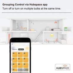 60-Watt Equivalent Smart Hubspace A19 LED Light Bulb Tunable White (1-Bulb) by EcoSmart -EcoSmart Sales ecosmart led light bulbs a10a1960wq1z01 fa 1000