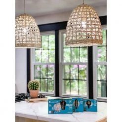 60-Watt Equivalent A19 Dimmable Energy Star Clear Filament Vintage Style LED Light Bulb Daylight (4-Pack) by EcoSmart 16 60-Watt Equivalent A19 Dimmable Energy Star Clear Filament Vintage Style LED Light Bulb Daylight (4-Pack) by EcoSmart -EcoSmart Sales ecosmart led light bulbs a7a19a60wesgd03 a0 1000