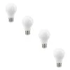 60-Watt Equivalent A19 Dimmable Energy Star Frosted Filament LED Light Bulb Daylight (4-Pack) by EcoSmart