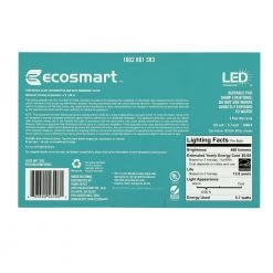40-Watt Equivalent A19 Dimmable ENERGY STAR LED Light Bulb, Bright White (16-Pack) by EcoSmart 17 40-Watt Equivalent A19 Dimmable ENERGY STAR LED Light Bulb, Bright White (16-Pack) by EcoSmart -EcoSmart Sales ecosmart led light bulbs b7a19a40wesd02 66 1000