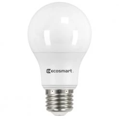 60-Watt Equivalent A19 Dimmable ENERGY STAR LED Light Bulb in Daylight (8-Pack) by EcoSmart -EcoSmart Sales ecosmart led light bulbs b7a19a60wesd34 c3 1000