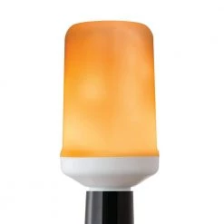 3-Watt Equivalent T60 Cylinder Flame Design LED Light Bulb Amber (1-Pack) by EcoSmart 16 3-Watt Equivalent T60 Cylinder Flame Design LED Light Bulb Amber (1-Pack) by EcoSmart -EcoSmart Sales ecosmart led light bulbs c flame2 led esm 40 1000