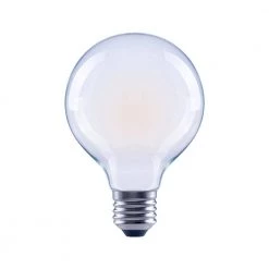 60-Watt Equivalent G25 Globe Dimmable Frosted Glass Filament Vintage Style LED Light Bulb Daylight (12-Pack) by EcoSmart 18 60-Watt Equivalent G25 Globe Dimmable Frosted Glass Filament Vintage Style LED Light Bulb Daylight (12-Pack) by EcoSmart -EcoSmart Sales ecosmart led light bulbs fg 03145x4 4f 1000