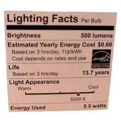 60-Watt Equivalent G25 Globe Dimmable Frosted Glass Filament Vintage Style LED Light Bulb Daylight (12-Pack) by EcoSmart 15 60-Watt Equivalent G25 Globe Dimmable Frosted Glass Filament Vintage Style LED Light Bulb Daylight (12-Pack) by EcoSmart -EcoSmart Sales ecosmart led light bulbs fg 03145x4 66 1000