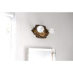 60-Watt Equivalent G16.5 Globe Dimmable Frosted Glass Filament Vintage LED Light Bulb Soft White (3-Pack) by EcoSmart -EcoSmart Sales ecosmart led light bulbs fg 03151 77 1000