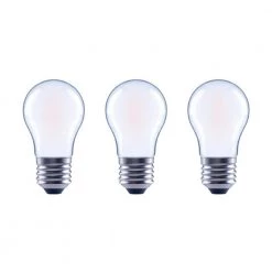 40-Watt Equivalent A15 Dimmable ENERGY STAR Frosted Glass Filament Vintage Edison LED Light Bulb Bright White (3-Pack) by EcoSmart