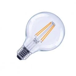 60-Watt Equivalent G25 Dimmable ENERGY STAR Clear Glass Filament Vintage Edison LED Light Bulb Bright White (3-Pack) by EcoSmart 18 60-Watt Equivalent G25 Dimmable ENERGY STAR Clear Glass Filament Vintage Edison LED Light Bulb Bright White (3-Pack) by EcoSmart -EcoSmart Sales ecosmart led light bulbs fg 03236 44 1000