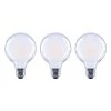 60-Watt Equivalent G25 Globe Dimmable ENERGY STAR Filament LED Vintage Edison Light Bulb Soft White (3-Pack) by EcoSmart 2 60-Watt Equivalent G25 Globe Dimmable ENERGY STAR Filament LED Vintage Edison Light Bulb Soft White (3-Pack) by EcoSmart -EcoSmart Sales ecosmart led light bulbs fg 03393 64 1000