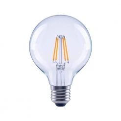40-Watt Equivalent G25 Globe Dimmable ENERGY STAR Clear Glass Filament LED Vintage Edison Light Bulb Daylight (3-Pack) by EcoSmart -EcoSmart Sales ecosmart led light bulbs fg 03398 4f 1000