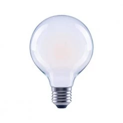 40-Watt Equivalent G25 Globe Dimmable ENERGY STAR Frosted Glass Filament LED Vintage Edison Light Bulb Daylight (3-Pack) by EcoSmart -EcoSmart Sales ecosmart led light bulbs fg 03399 4f 1000