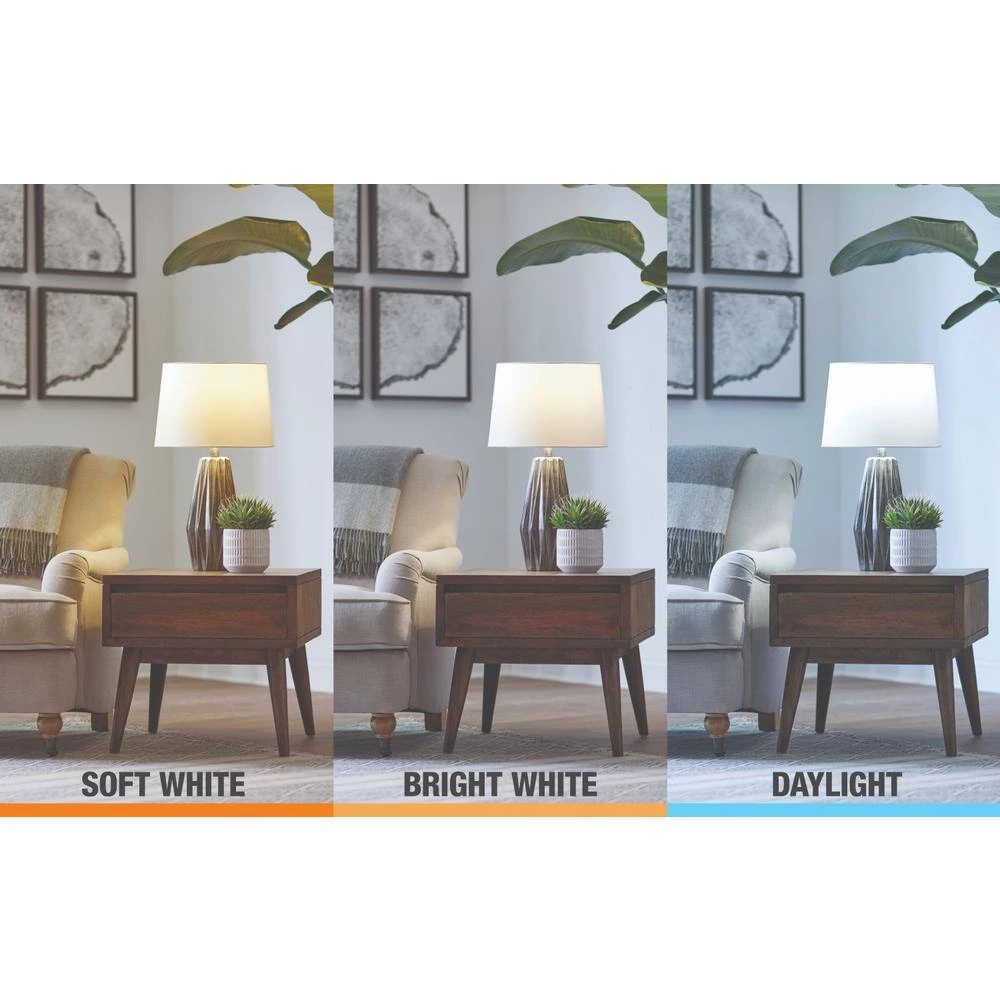 40-Watt Equivalent A19 Dimmable E26 Medium Base Cool White LED Light Bulb (6-Pack) by EcoSmart 4 40-Watt Equivalent A19 Dimmable E26 Medium Base Cool White LED Light Bulb (6-Pack) by EcoSmart - Image 2