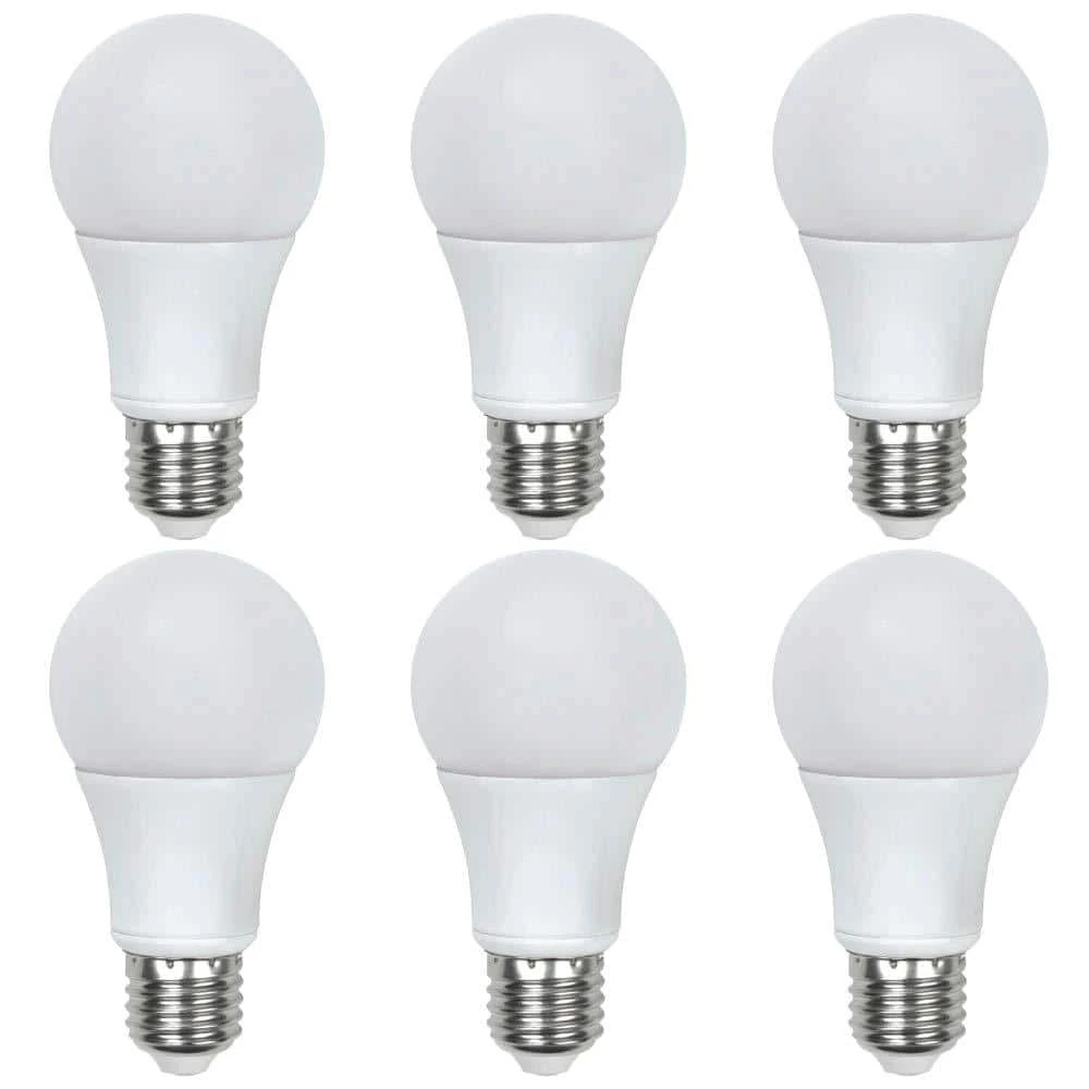 40-Watt Equivalent A19 Dimmable E26 Medium Base Daylight LED Light Bulb (6-Pack) by EcoSmart 3 40-Watt Equivalent A19 Dimmable E26 Medium Base Daylight LED Light Bulb (6-Pack) by EcoSmart