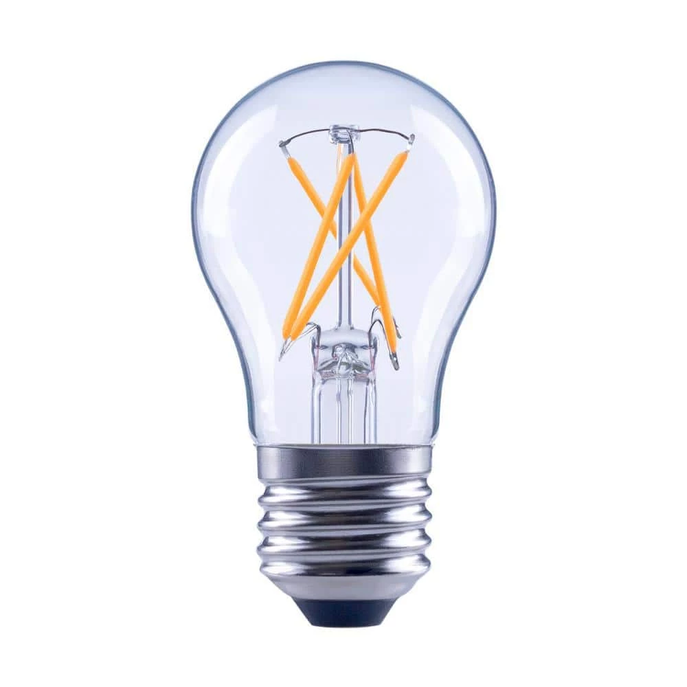 60-Watt Equivalent A15 Dimmable Clear Glass Filament Vintage E26 Medium Base Soft White LED Light Bulb (6-Pack) by EcoSmart 6 60-Watt Equivalent A15 Dimmable Clear Glass Filament Vintage E26 Medium Base Soft White LED Light Bulb (6-Pack) by EcoSmart - Image 4