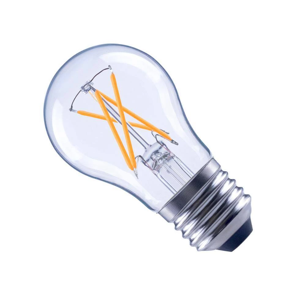 60-Watt Equivalent A15 Dimmable Clear Glass Filament Vintage E26 Medium Base Soft White LED Light Bulb (6-Pack) by EcoSmart 7 60-Watt Equivalent A15 Dimmable Clear Glass Filament Vintage E26 Medium Base Soft White LED Light Bulb (6-Pack) by EcoSmart - Image 5