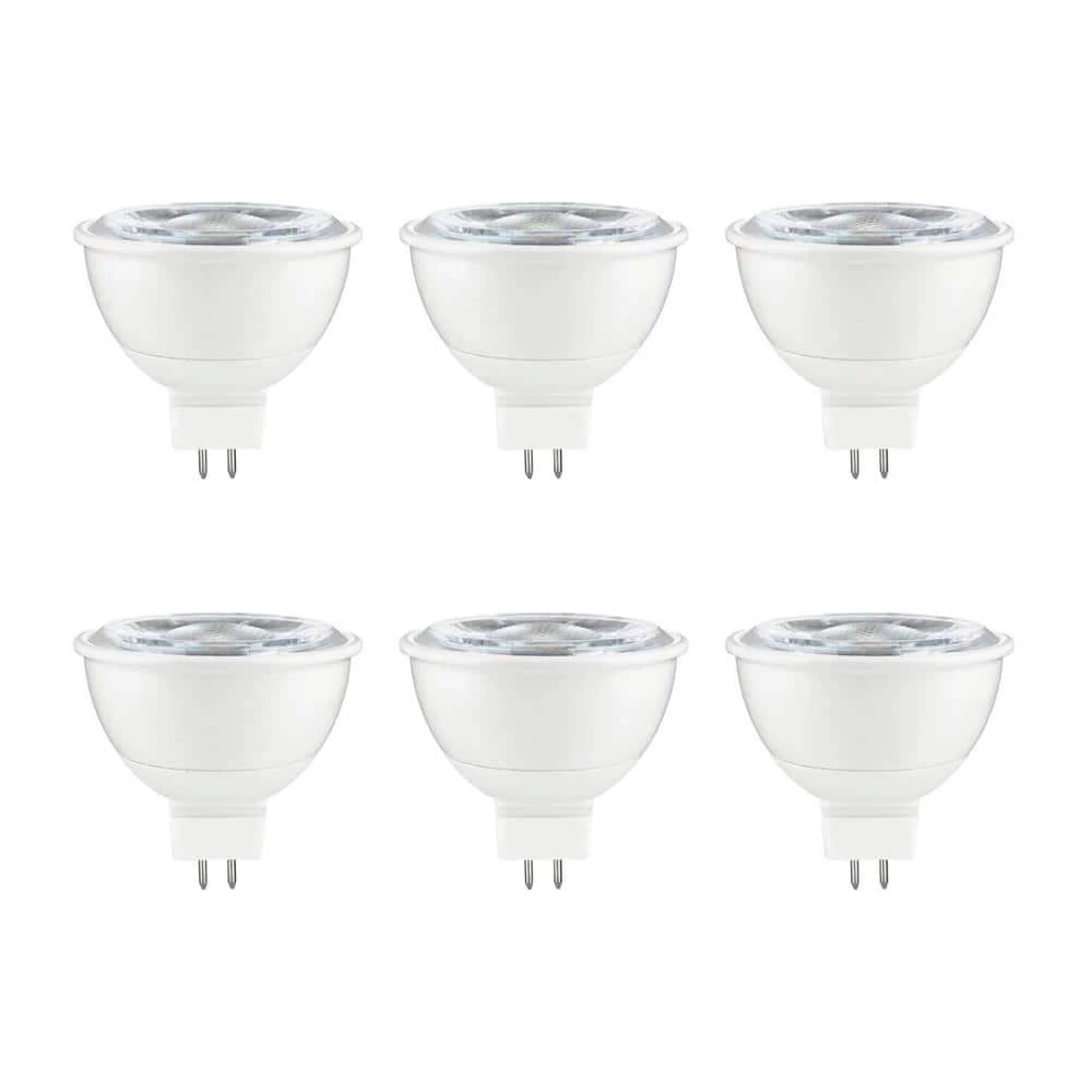 35-Watt Equivalent MR16 Dimmable GU5.3 Base Bright White LED Light Bulb (6-Pack) by EcoSmart 3 35-Watt Equivalent MR16 Dimmable GU5.3 Base Bright White LED Light Bulb (6-Pack) by EcoSmart