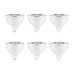 50-Watt Equivalent MR16 Dimmable GU5.3 Base Bright White LED Light Bulb (6-Pack) by EcoSmart