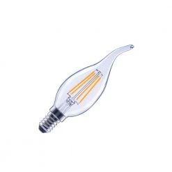 40-Watt Equivalent B11 Flame Tip Dimmable Clear Glass Filament E12 Candelabra Base Soft White LED Light Bulb (6-Pack) by EcoSmart 11 40-Watt Equivalent B11 Flame Tip Dimmable Clear Glass Filament E12 Candelabra Base Soft White LED Light Bulb (6-Pack) by EcoSmart -EcoSmart Sales ecosmart led light bulbs fg 04028 44 1000