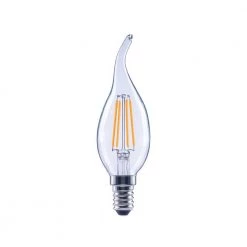 40-Watt Equivalent B11 Flame Tip Dimmable Clear Glass Filament E12 Candelabra Base Soft White LED Light Bulb (6-Pack) by EcoSmart 9 40-Watt Equivalent B11 Flame Tip Dimmable Clear Glass Filament E12 Candelabra Base Soft White LED Light Bulb (6-Pack) by EcoSmart -EcoSmart Sales ecosmart led light bulbs fg 04028 4f 1000