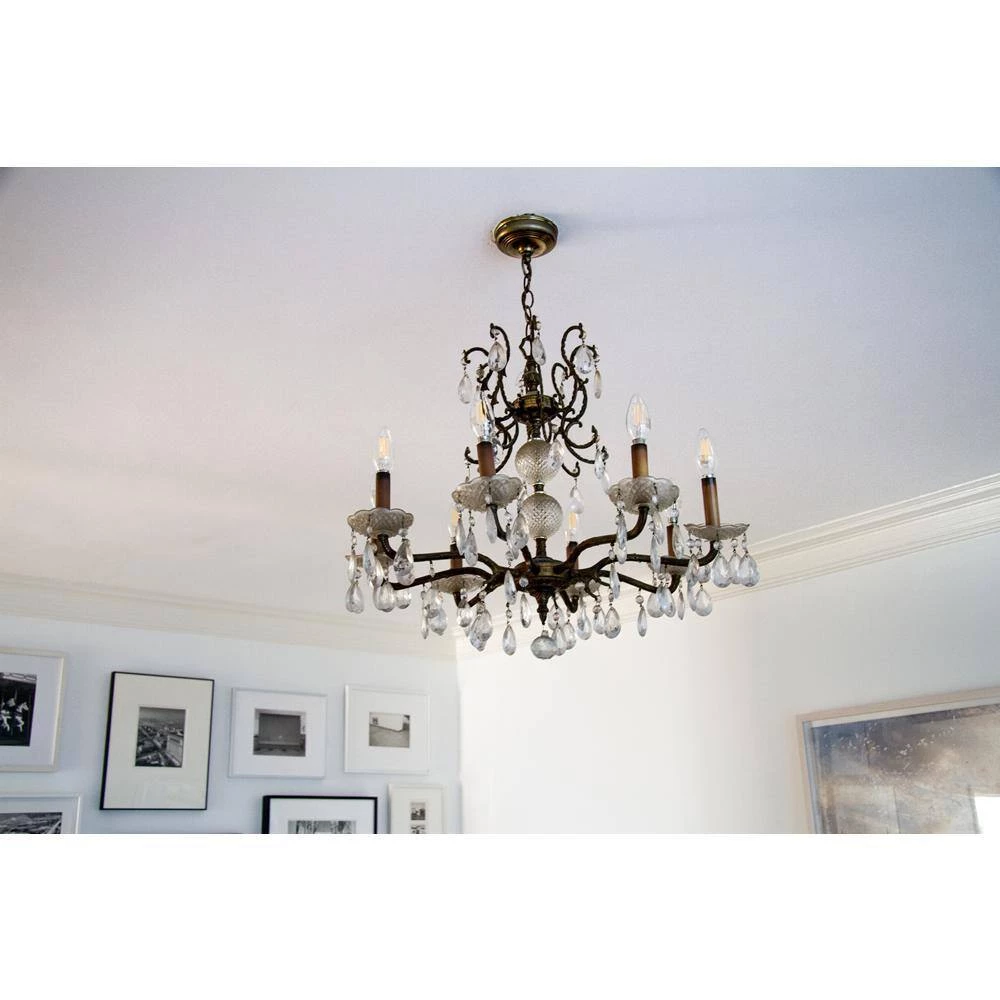 40-Watt Equivalent B11 Dimmable Clear Glass Filament Vintage E12 Candelabra Base Cool White LED Light Bulb (6-Pack) by EcoSmart 5 40-Watt Equivalent B11 Dimmable Clear Glass Filament Vintage E12 Candelabra Base Cool White LED Light Bulb (6-Pack) by EcoSmart - Image 3