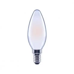 60-Watt Equivalent B11 Dimmable Frosted Glass Filament Vintage E12 Candelabra Base Soft White LED Light Bulb (6-Pack) by EcoSmart -EcoSmart Sales ecosmart led light bulbs fg 04040 1f 1000