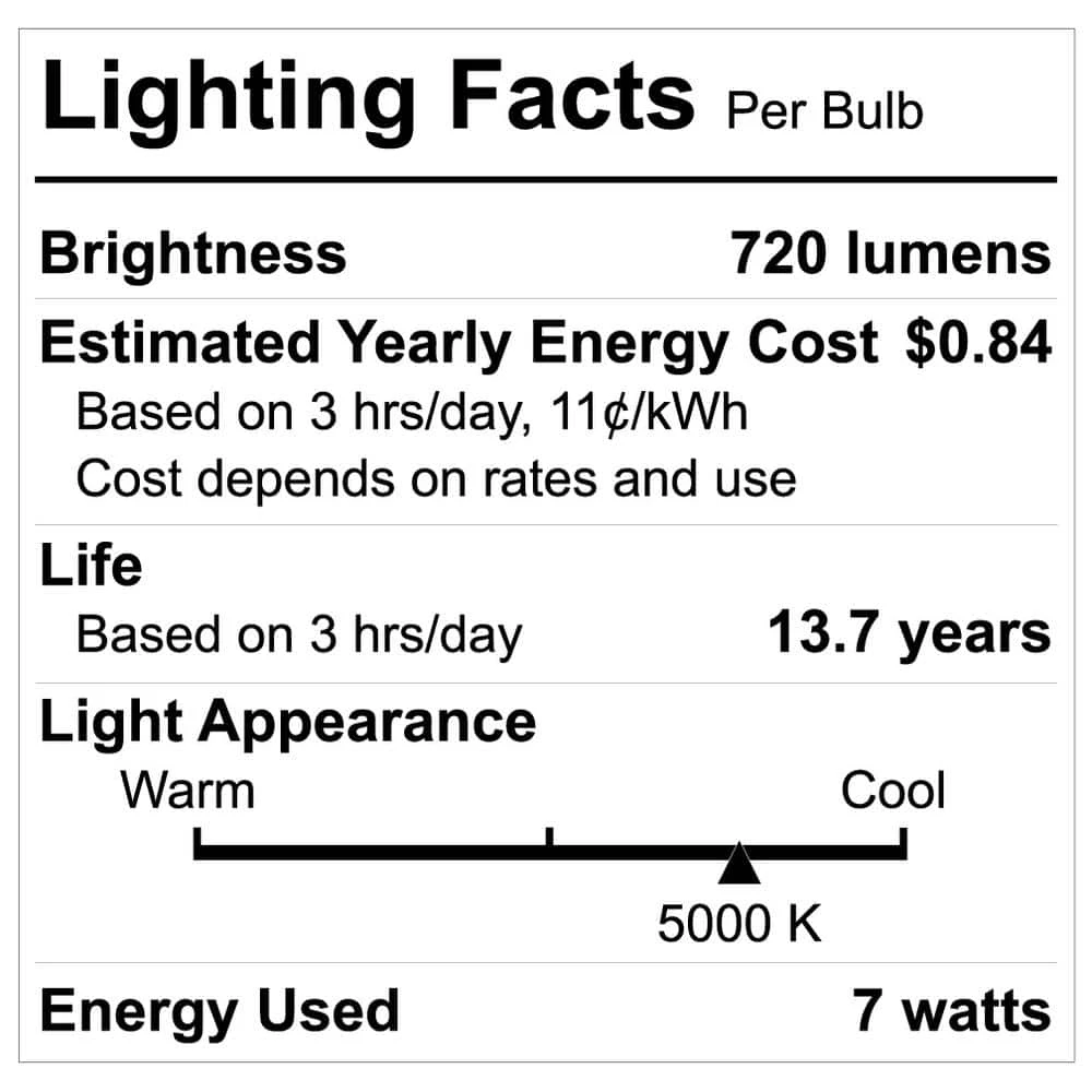 60-Watt Equivalent A15 Dimmable Frosted Glass Decorative Filament LED Vintage Edison Light Bulb Daylight (3-Pack) by EcoSmart 10 60-Watt Equivalent A15 Dimmable Frosted Glass Decorative Filament LED Vintage Edison Light Bulb Daylight (3-Pack) by EcoSmart - Image 8