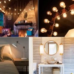 60-Watt Equivalent G16.5 Dimmable ENERGY STAR CEC Filament LED Light Bulb Bright White (3-Pack) by EcoSmart -EcoSmart Sales ecosmart led light bulbs g16 5c6e12930z 31 1000