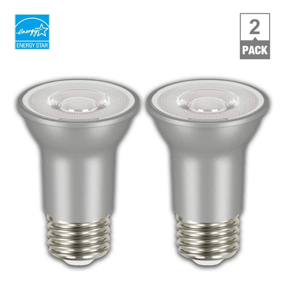 60-Watt Equivalent PAR16 Dimmable Flood LED Light Bulb Bright White (2-Pack) by EcoSmart 4 60-Watt Equivalent PAR16 Dimmable Flood LED Light Bulb Bright White (2-Pack) by EcoSmart - Image 2