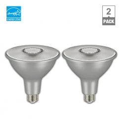 120-Watt Equivalent PAR38 Dimmable Flood LED Light Bulb Daylight (2-Pack) by EcoSmart 14 120-Watt Equivalent PAR38 Dimmable Flood LED Light Bulb Daylight (2-Pack) by EcoSmart -EcoSmart Sales glass like silver ecosmart led light bulbs a20pr38120wes52 66 1000